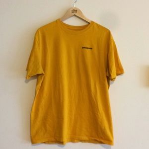 Patagonia Golden Yellow T Shirt Large
